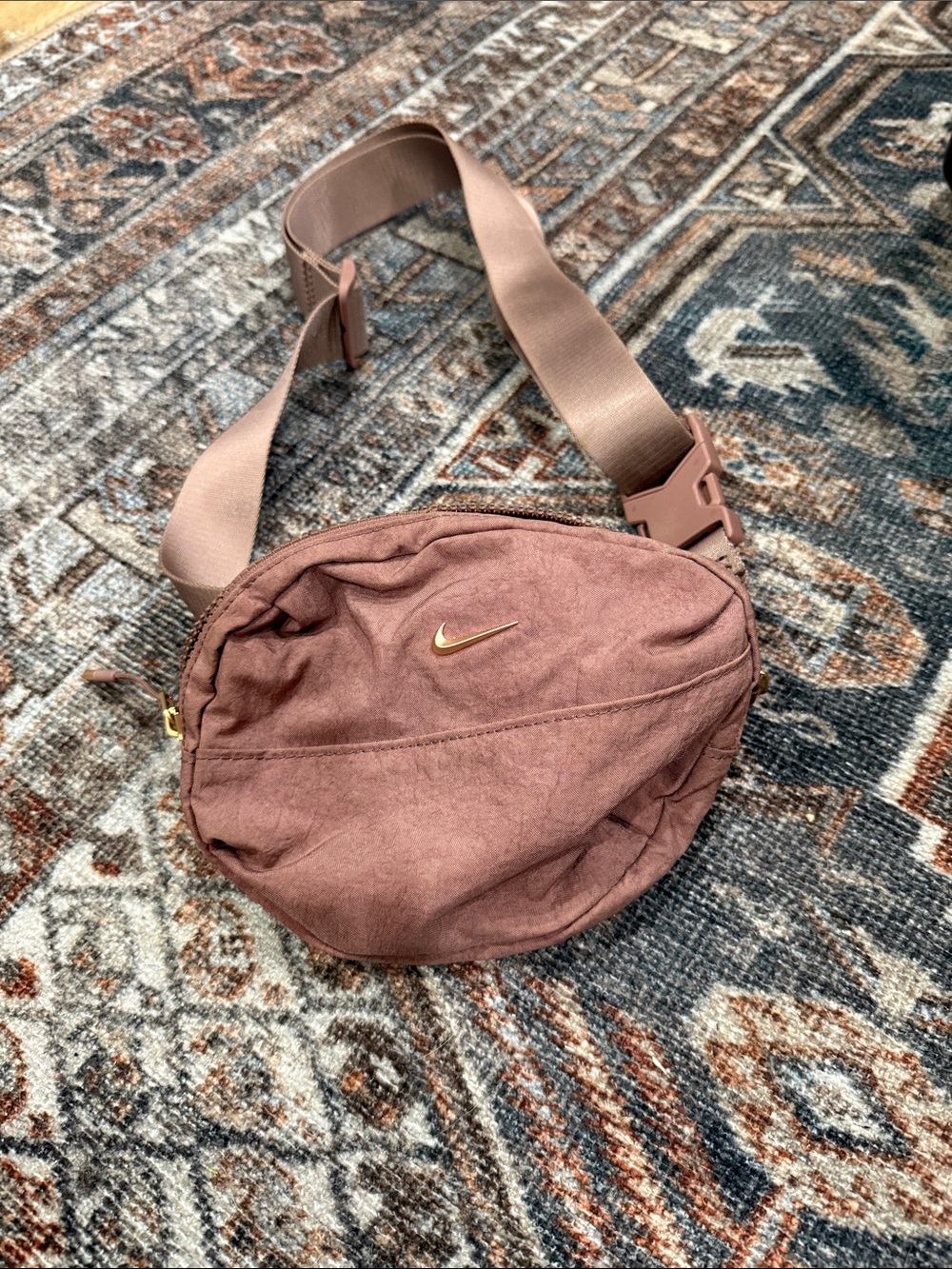 Nike Women's Rose Taupe Crossbody Belt Bag
